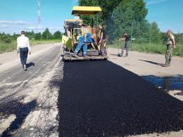 Дорожные работы в Палкинском районе