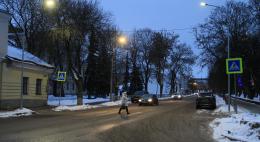 14 пешеходных переходов в Пскове стали светлее 