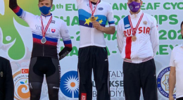 Пскович завоевал три медали на чемпионате Европы по шоссейному велоспорту глухих