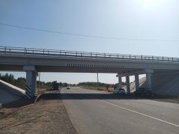 Открыто движение транспорта по путепроводу через Северный обход города Пскова  