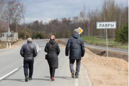 В завершающую стадию вошла реконструкция дороги от Лавров к границе с Латвией