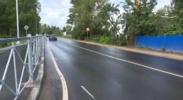 Дорогу и тротуары в деревне Писковичи в Псковском районе отремонтировали по нацпроекту