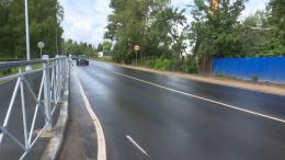 Дорогу и тротуары в деревне Писковичи в Псковском районе отремонтировали по нацпроекту