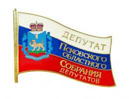 Обновлению подлежит нагрудный знак депутата Псковского областного Собрания 