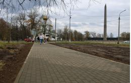 На Крестовском шоссе в Пскове отремонтирован тротуар
