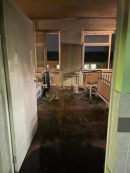 В пульмонологическом отделении Псковской городской больницы произошёл пожар