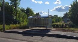 В Псковском районе привели в порядок автобусные остановки 