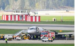 СК назвал пилота единственным виновным в деле о сгоревшем SSJ100