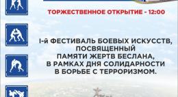 Фестиваль боевых искусств, посвященный памяти жертв Беслана, пройдет в Великих Луках в эту субботу