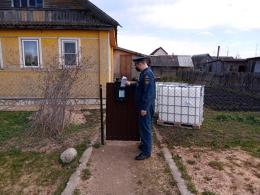 Сотрудники МЧС провели профилактический рейд в Дновском районе