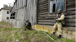 Завершился полевой выход сотрудников псковского ОМОН 