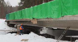 В Себежском районе  ведутся работы по капитальному ремонту моста