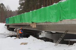 В Себежском районе  ведутся работы по капитальному ремонту моста