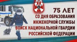 Инженерная служба Росгвардии отмечает 75 лет со дня образования