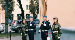 В Пскове установили мемориальную доску Герою Советского Союза Андрею Баклану