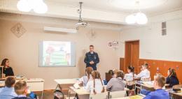Уроки безопасности провели сотрудники МЧС