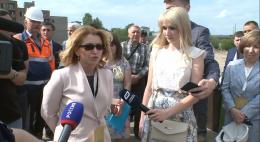 Замминистра науки и высшего образования РФ Наталья Бочарова не поверила, что студенческий  кампус будет внешне готов к встрече Ганзейских дней