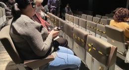 В Псковском театре драмы прошел второй спектакль для слабовидящих зрителей