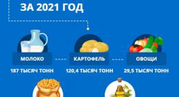 Производство молока, скота, картофеля и рапса выросло в Псковской области в 2021 году