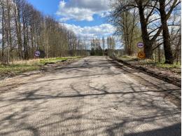 Подрядчик приступил к ремонту Пушкиногорского шоссе по «дорожному нацпроекту»