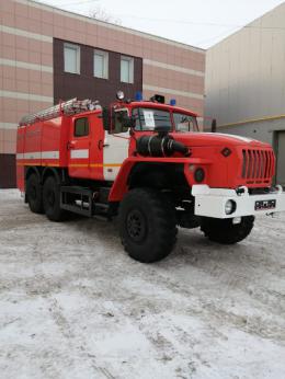Последняя автоцистерна на базе «Урал» поступила в Противопожарный лесной центр Псковской области