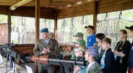 Военно-патриотическая эстафета прошла в Пушкиногорском районе
