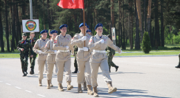 В Пскове проходит региональный cлет юнармейцев