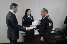 В Пскове наградили лучших сотрудников вневедомственной охраны